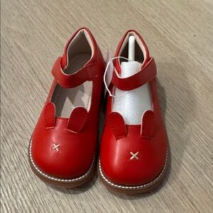 Red Bunny Ear Mary Jane Shoes